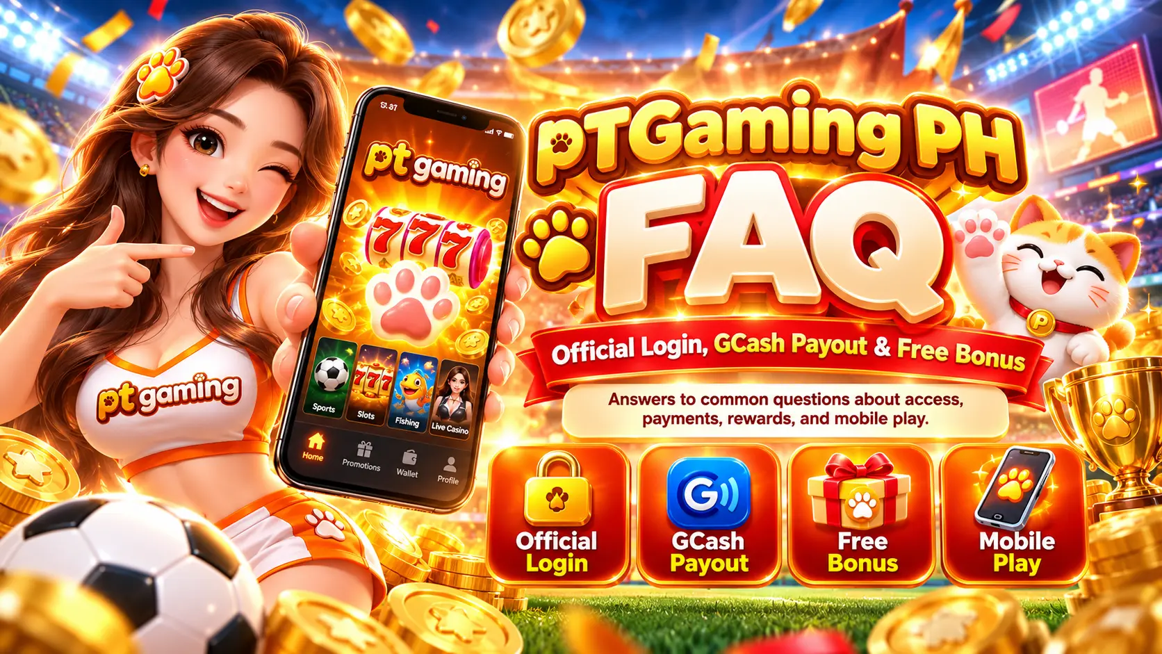 PTGaming PH FAQ Official Login GCash Payout and Free Bonus